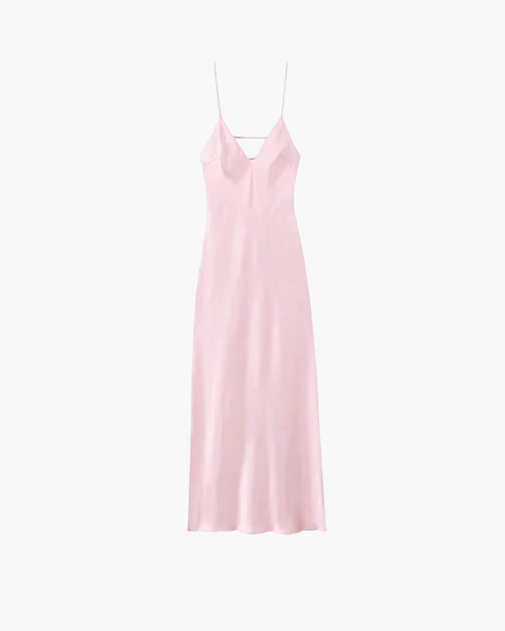 Vestido largo Kirra de satén sin espalda