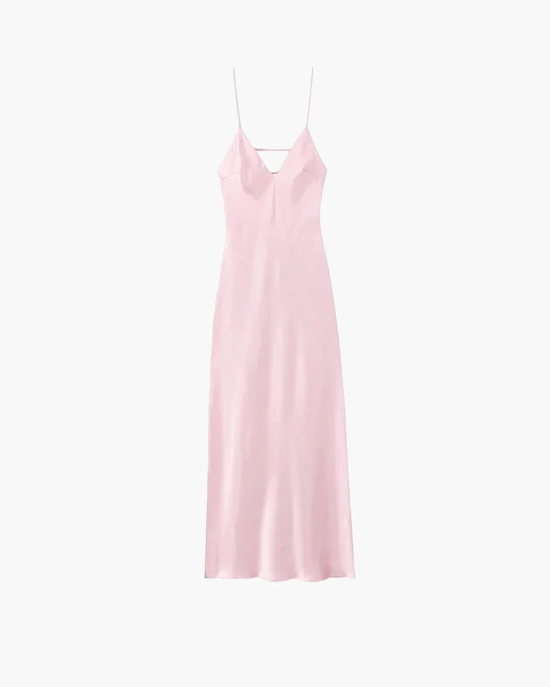 Vestido largo Kirra de satén sin espalda