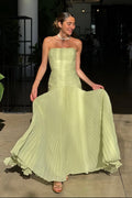 Vestido maxi Skyla sin tirantes