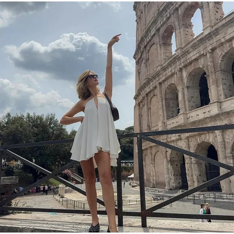 Sophie Halter Mini Dress