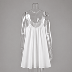 Vestido mini fluido Lavinia de tirantes finos