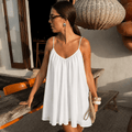 Vestido mini fluido Lavinia de tirantes finos