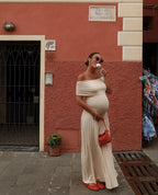 Serena Vestido fluido drapeado