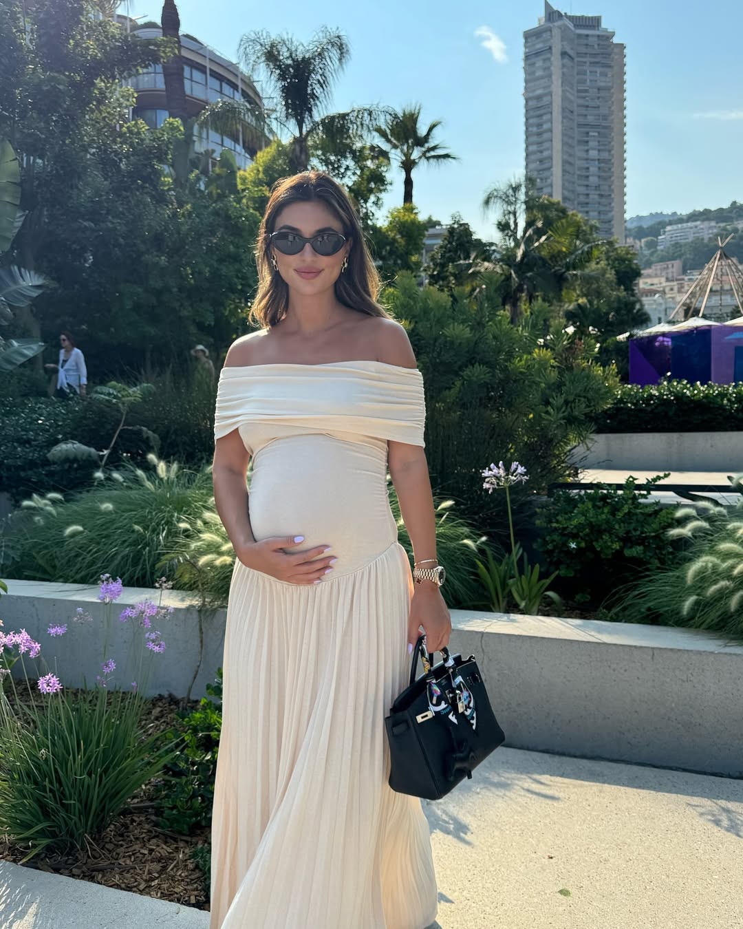 Serena Vestido fluido drapeado
