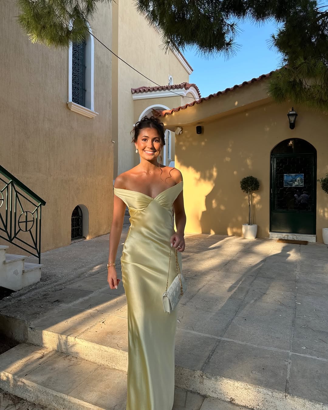 Vestido Maxi de Satén Espalda Descubierta Serene