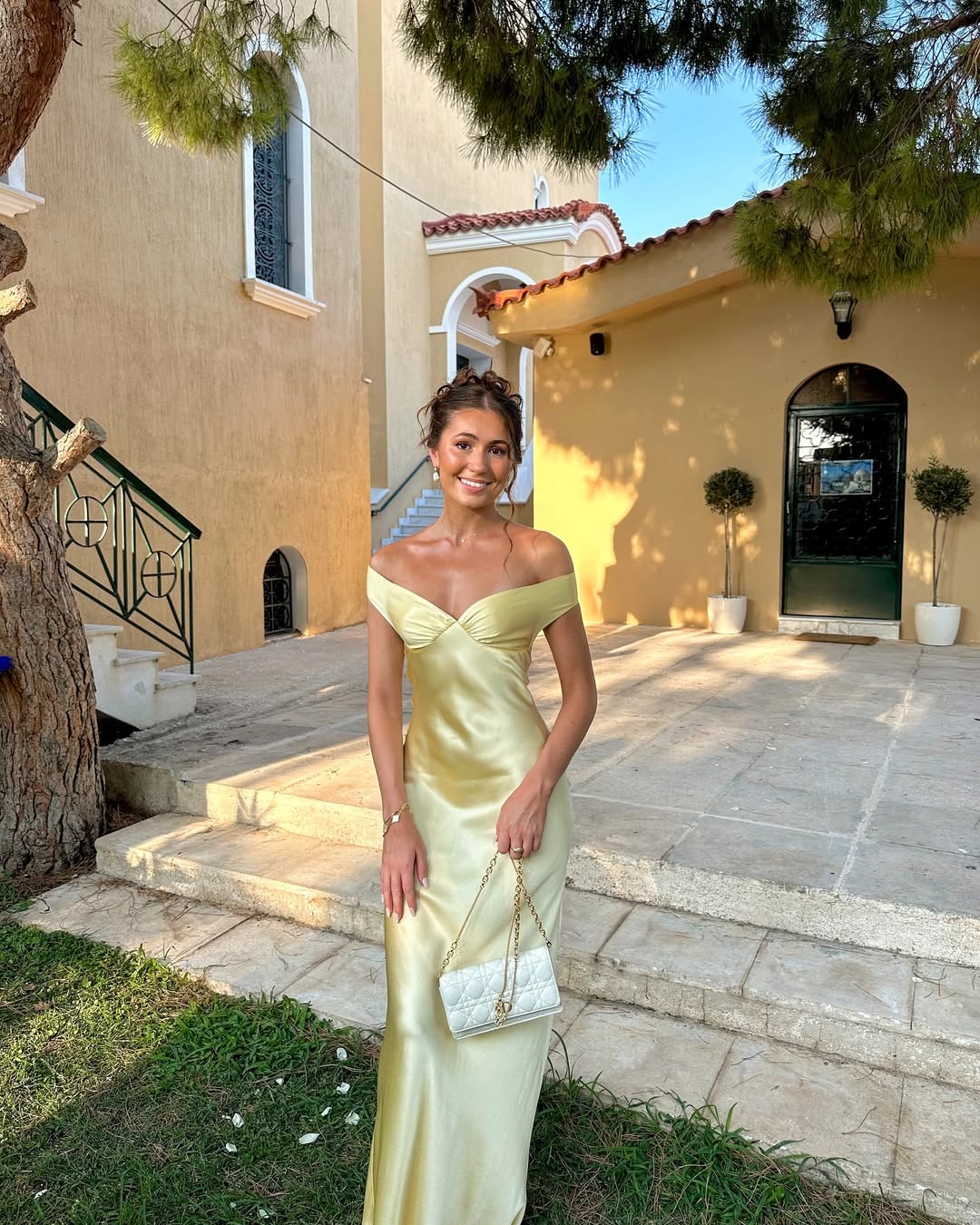 Vestido Maxi de Satén Espalda Descubierta Serene