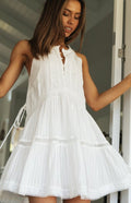 Vestido mini boho Shelby sin mangas