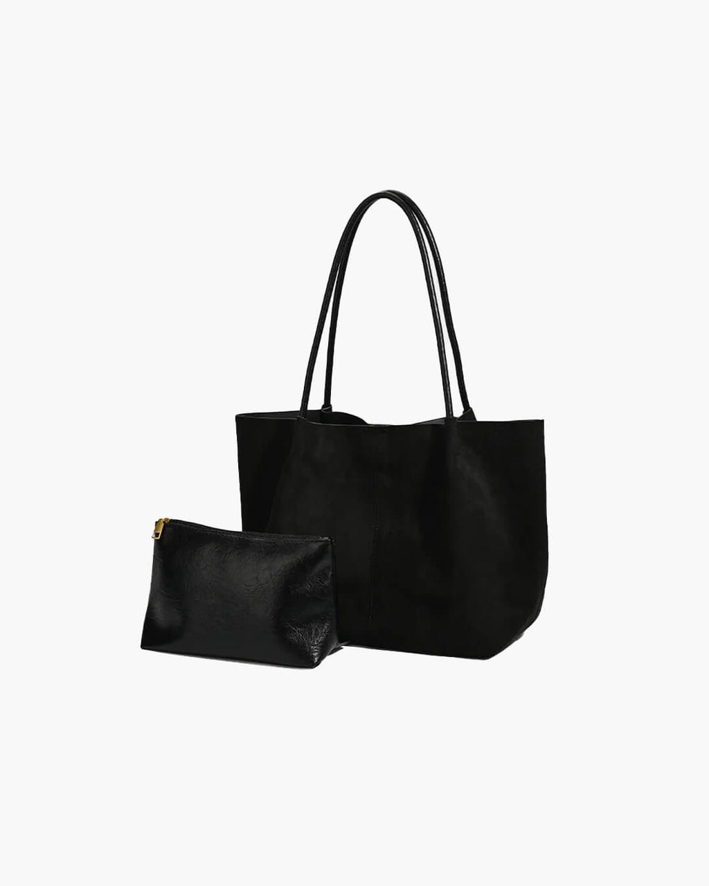 Bolso Tote de Ante Cheska con Estuche