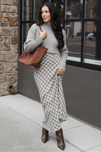 Bolso Tote de Ante Cheska con Estuche
