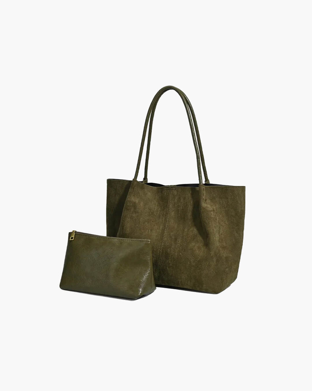 Bolso Tote de Ante Cheska con Estuche