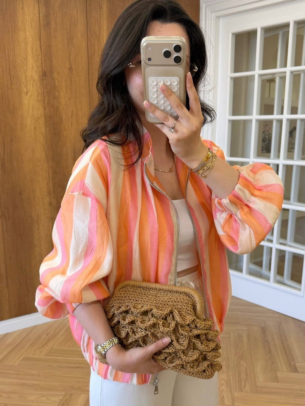 Valerie Cazadora Bomber Candy