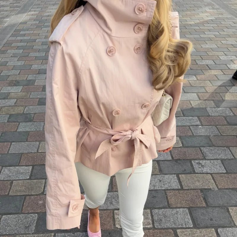 Amy Chaqueta Trench con Cinturón