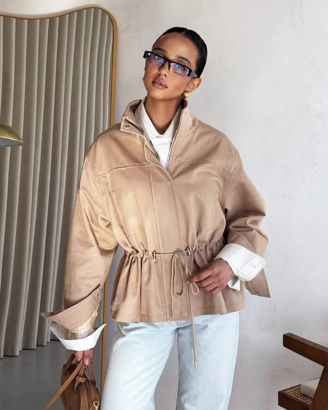Chaqueta Esther con cuello alto