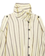 Chaqueta Gina con cuello alto y rayas
