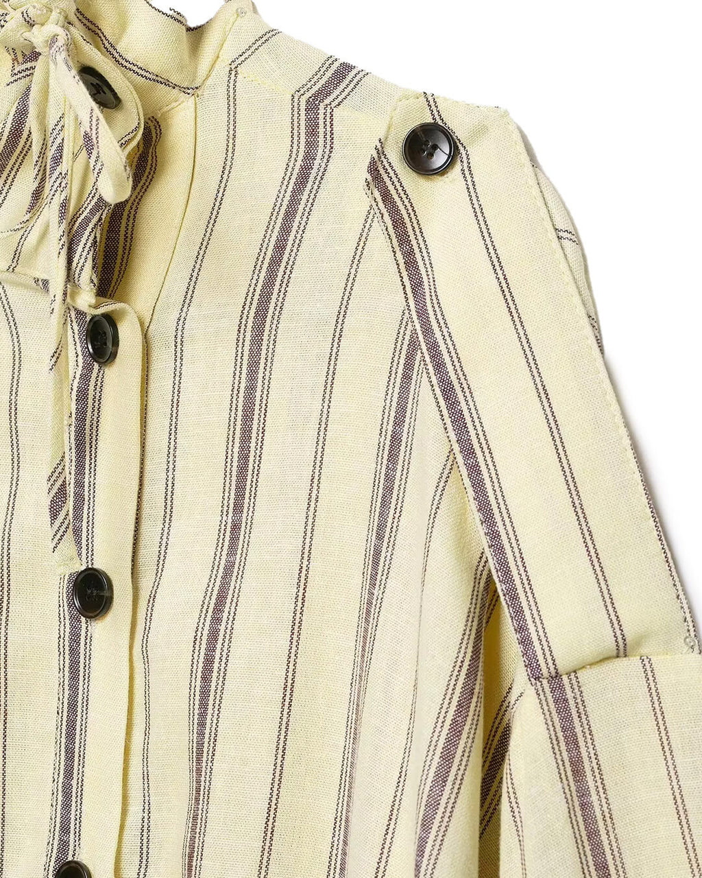Chaqueta Gina con cuello alto y rayas