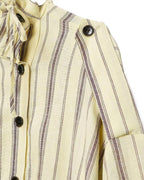Chaqueta Gina con cuello alto y rayas