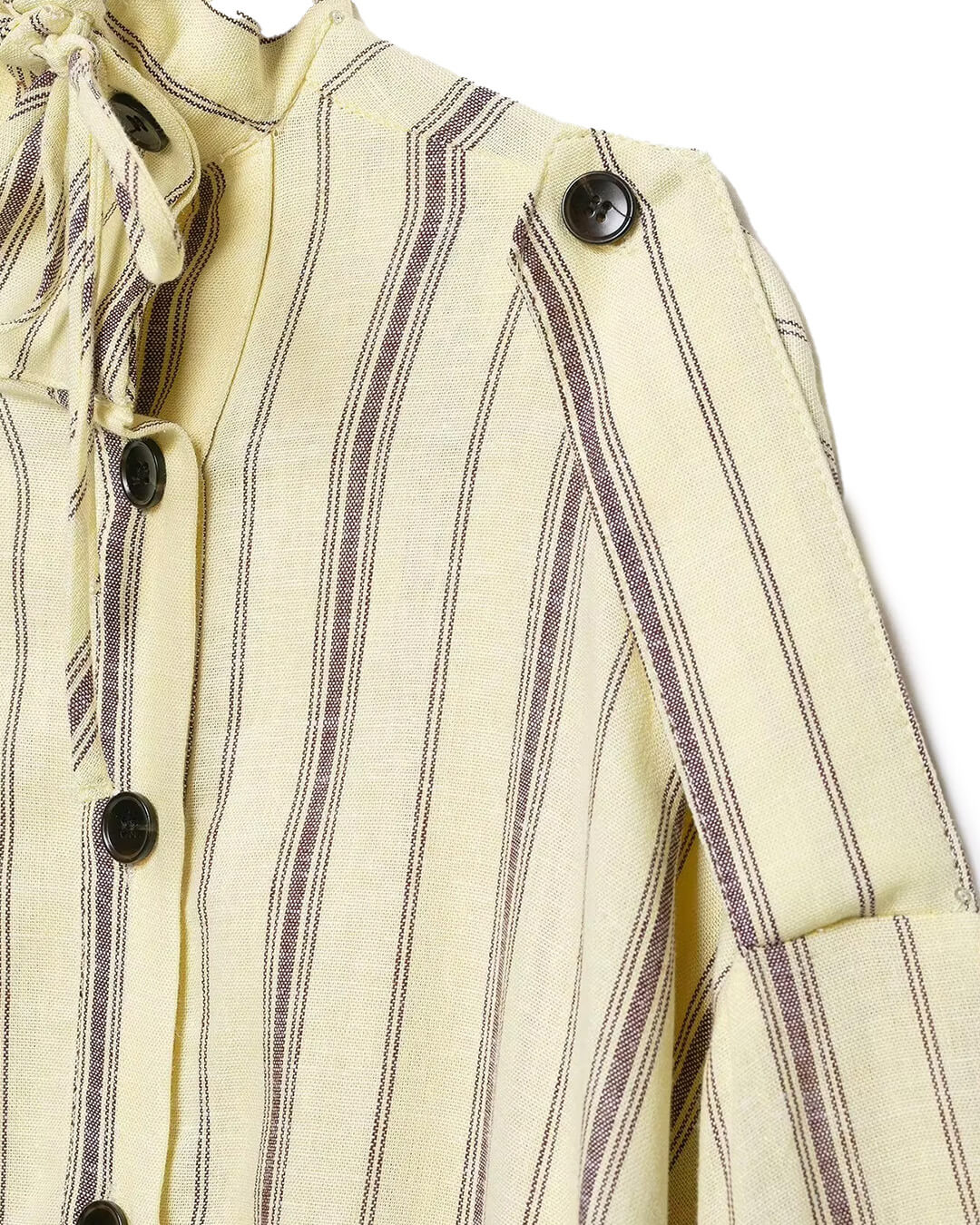 Chaqueta Gina con cuello alto y rayas