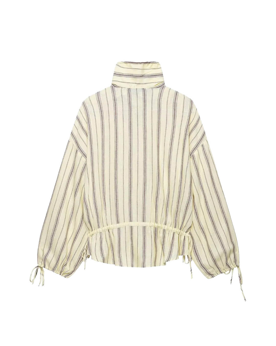 Chaqueta Gina con cuello alto y rayas