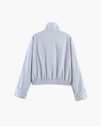 Chaqueta Jenny con Cuello Alto y Cremallera