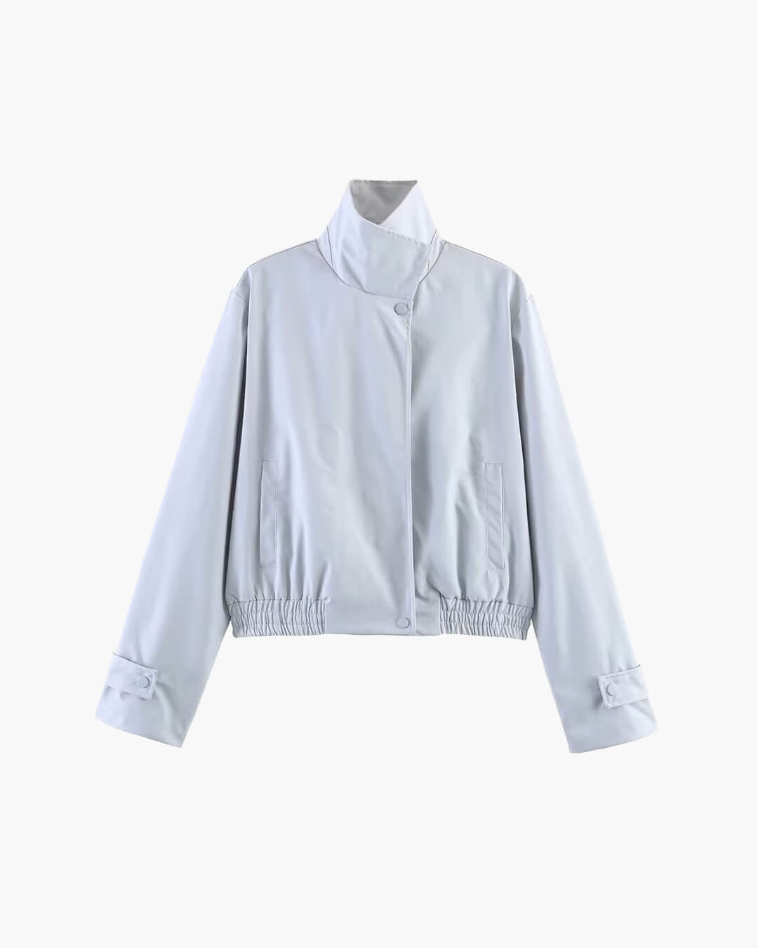 Chaqueta Jenny con Cuello Alto y Cremallera