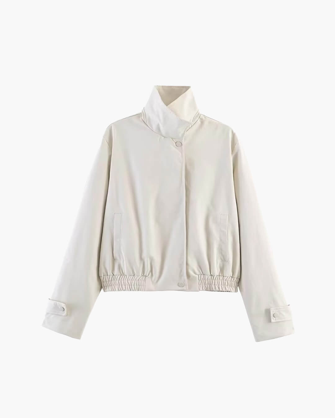 Chaqueta Jenny con Cuello Alto y Cremallera