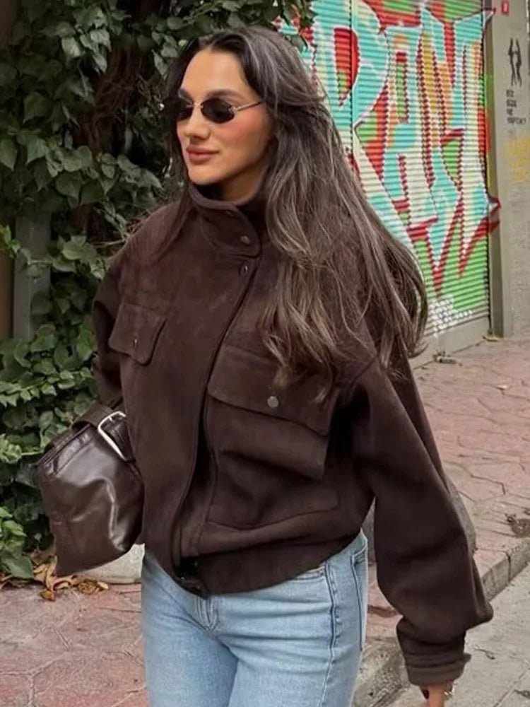 Chaqueta bomber Lara vintage oversize