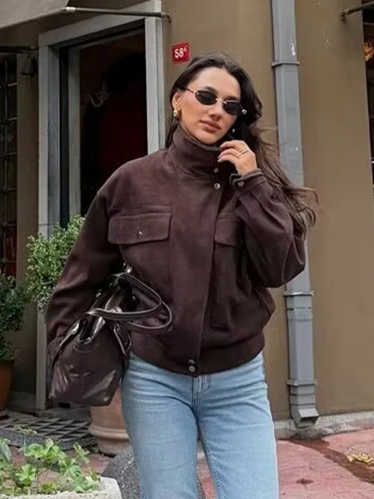 Chaqueta bomber Lara vintage oversize
