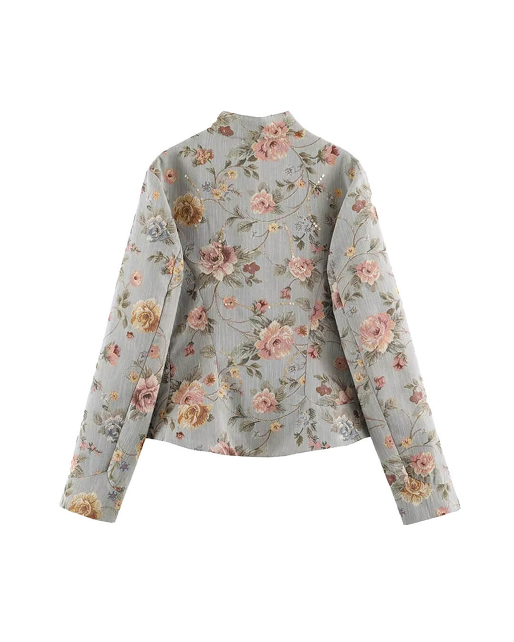 Laura Chaqueta Corta Vintage de Jacquard