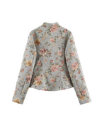 Laura Chaqueta Corta Vintage de Jacquard