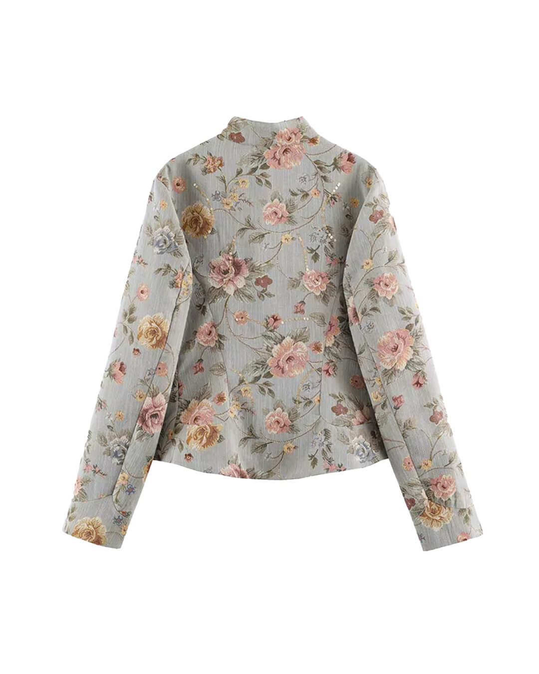 Laura Chaqueta Corta Vintage de Jacquard