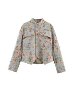 Laura Chaqueta Corta Vintage de Jacquard