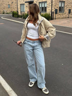 Chaqueta bomber Melanie con cuello alto