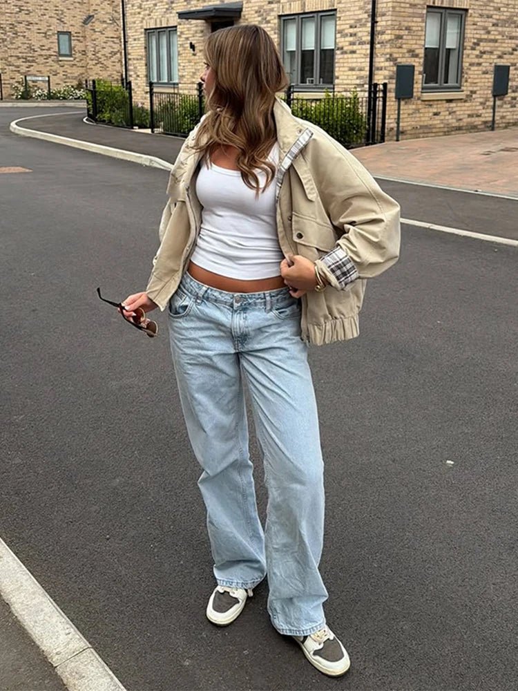 Chaqueta bomber Melanie con cuello alto
