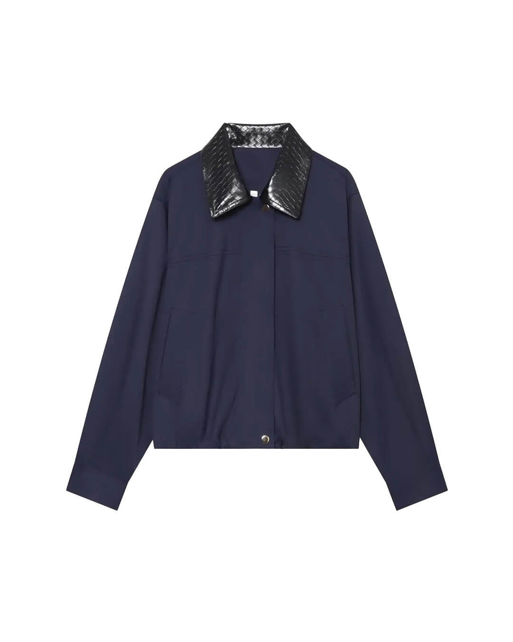 Olivia Cazadora Bomber con Cuello en Contraste