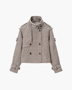 Trench de Cuadros Rose