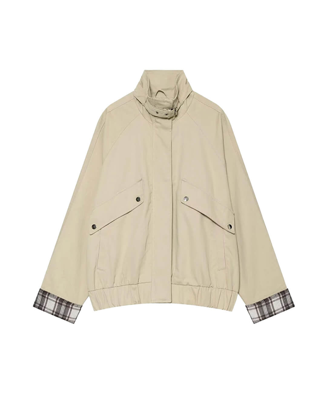 Runa Chaqueta informal con cuello mao