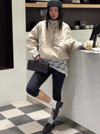 Runa Chaqueta informal con cuello mao