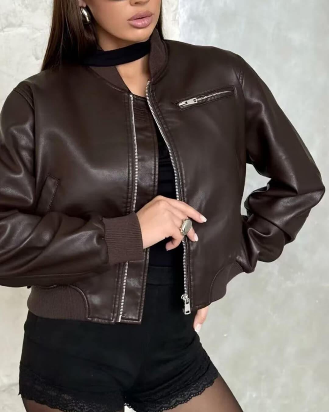 Cazadora bomber Arabella de polipiel