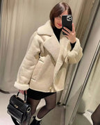 Chaqueta Arianne de piel sintética tipo sherpa