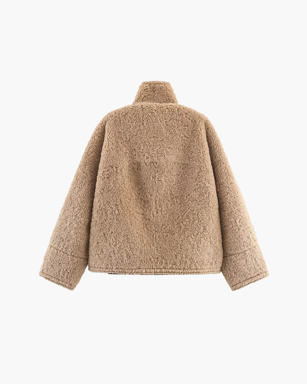 Chaqueta Carol de piel sintética con cuello alto