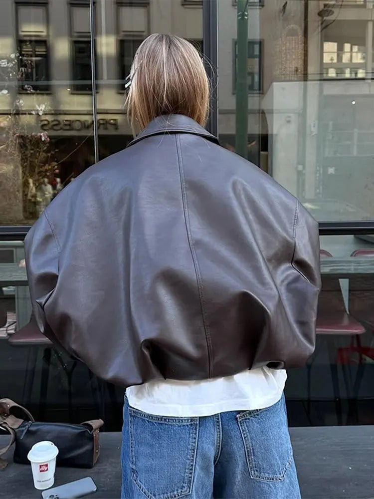 Chaqueta de cuero vegano Georgia