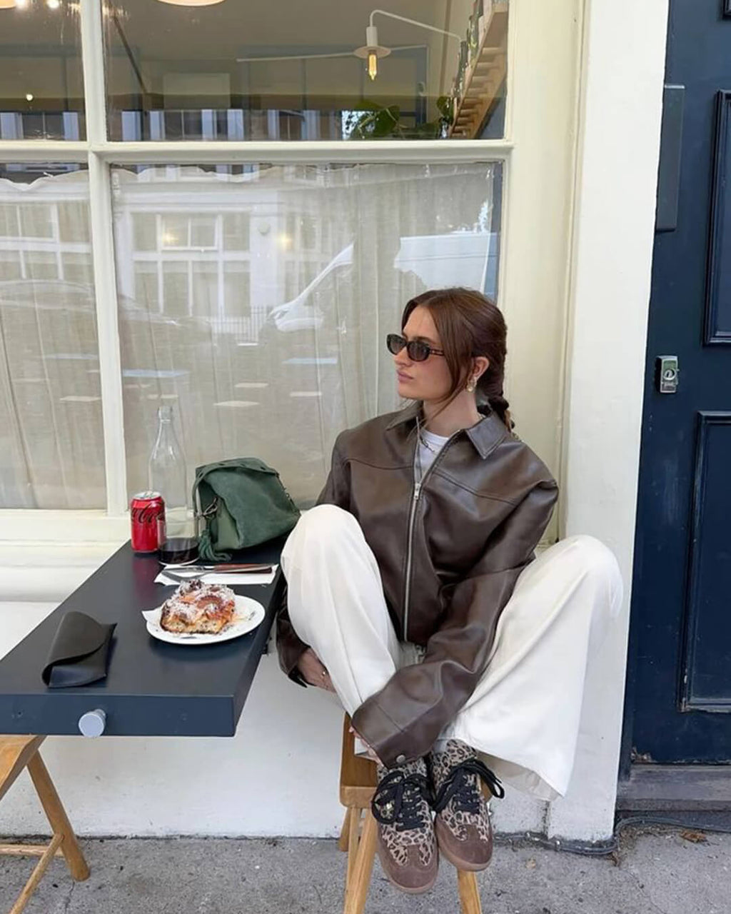 Chaqueta de cuero vegano Georgia