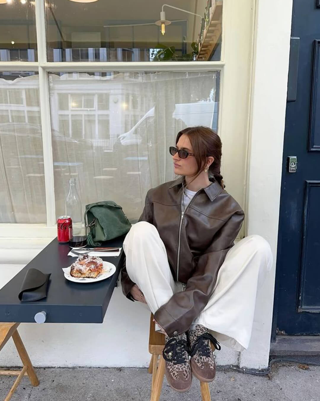 Chaqueta de cuero vegano Georgia