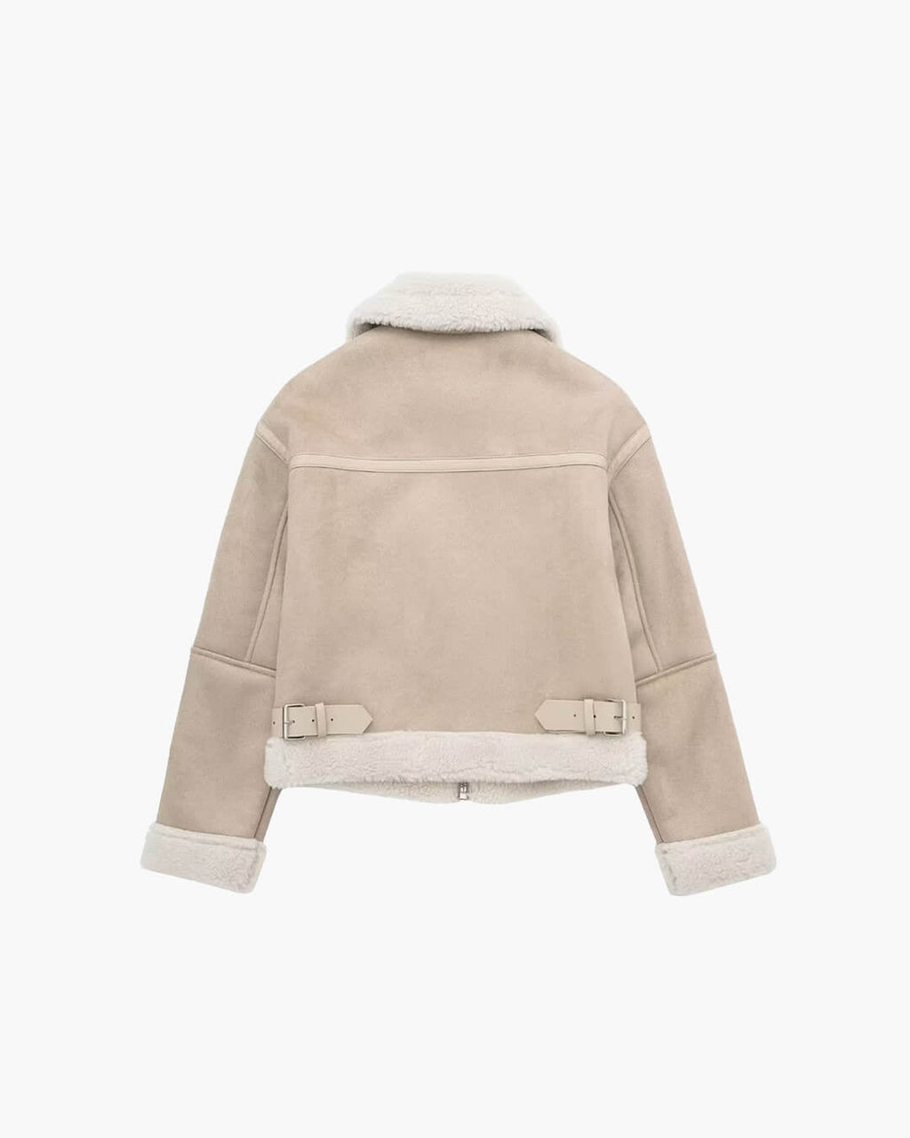 Chaqueta de ante sintético con forro de piel sintética Cindy