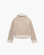 Chaqueta de ante sintético con forro de piel sintética Cindy