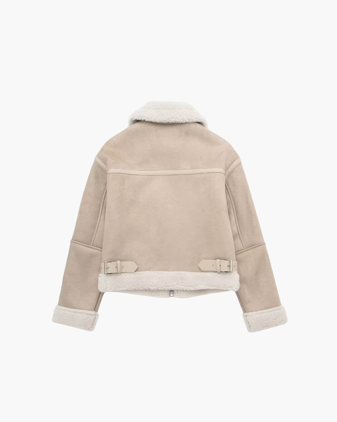 Chaqueta de ante sintético con forro de piel sintética Cindy