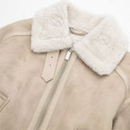 Chaqueta de ante sintético con forro de piel sintética Cindy