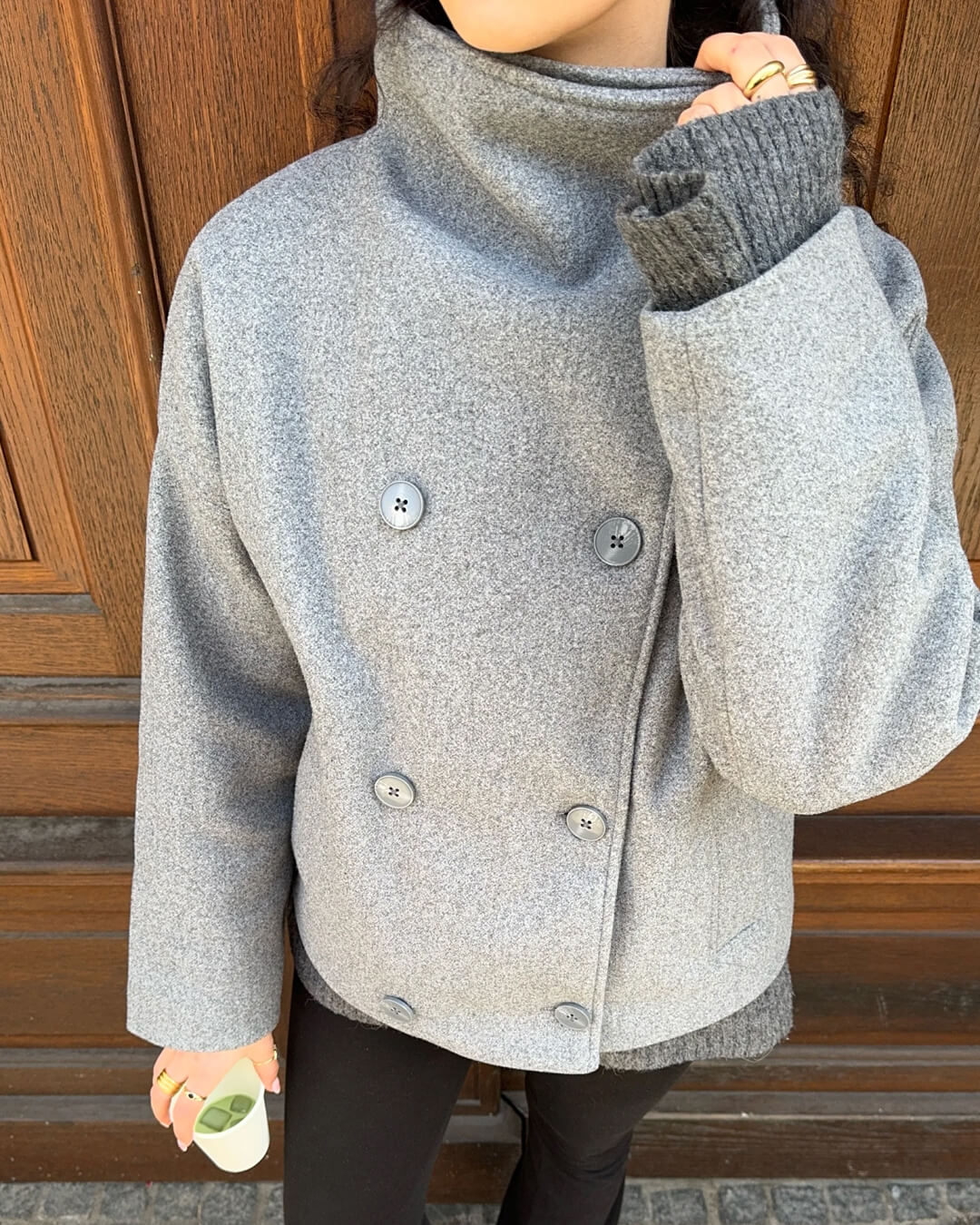 Chaqueta Clarissa con cuello alto