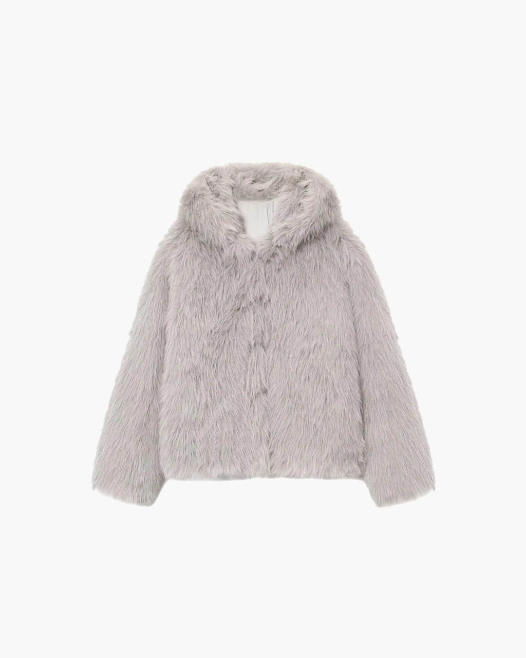 Chaqueta con capucha de piel sintética Dana