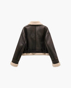 Chaqueta de piel sintética Elora